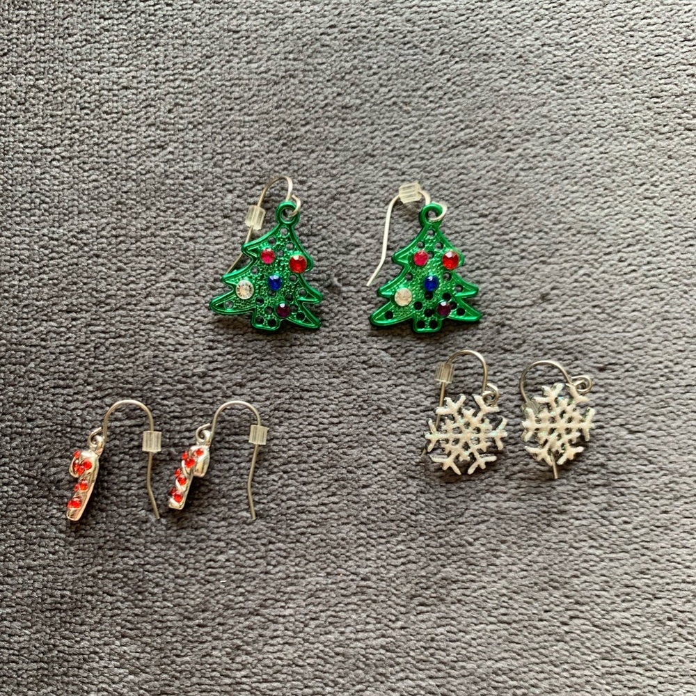 Christmas earrings